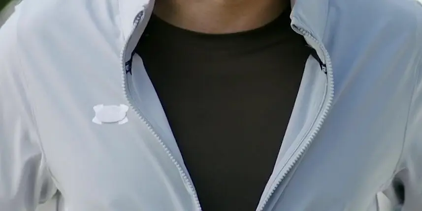 Ha Seok-jin wearing a lightweight active zip-up windbreaker jacket in Sarang-i Onda Episode 18