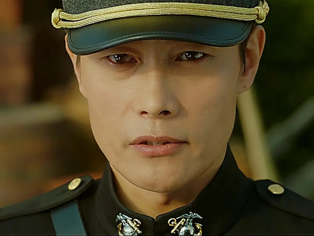 Eugene Choi conducts a strict passenger inspection aboard the train