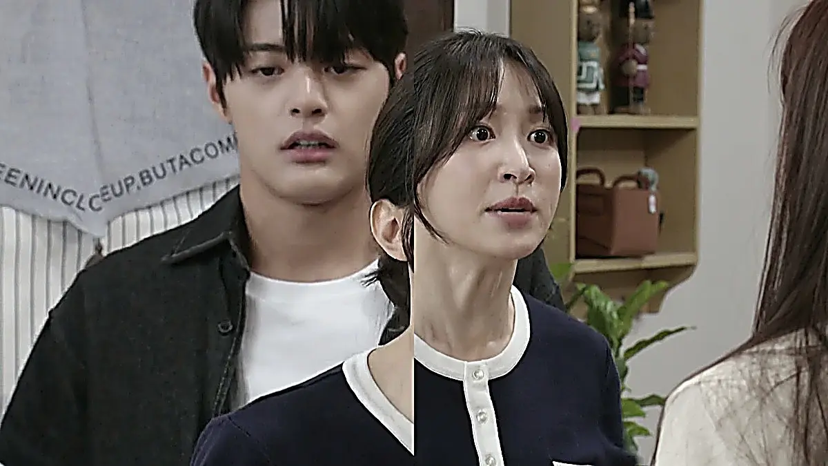 Han Gyu-rim telling Gyu-young to leave the house