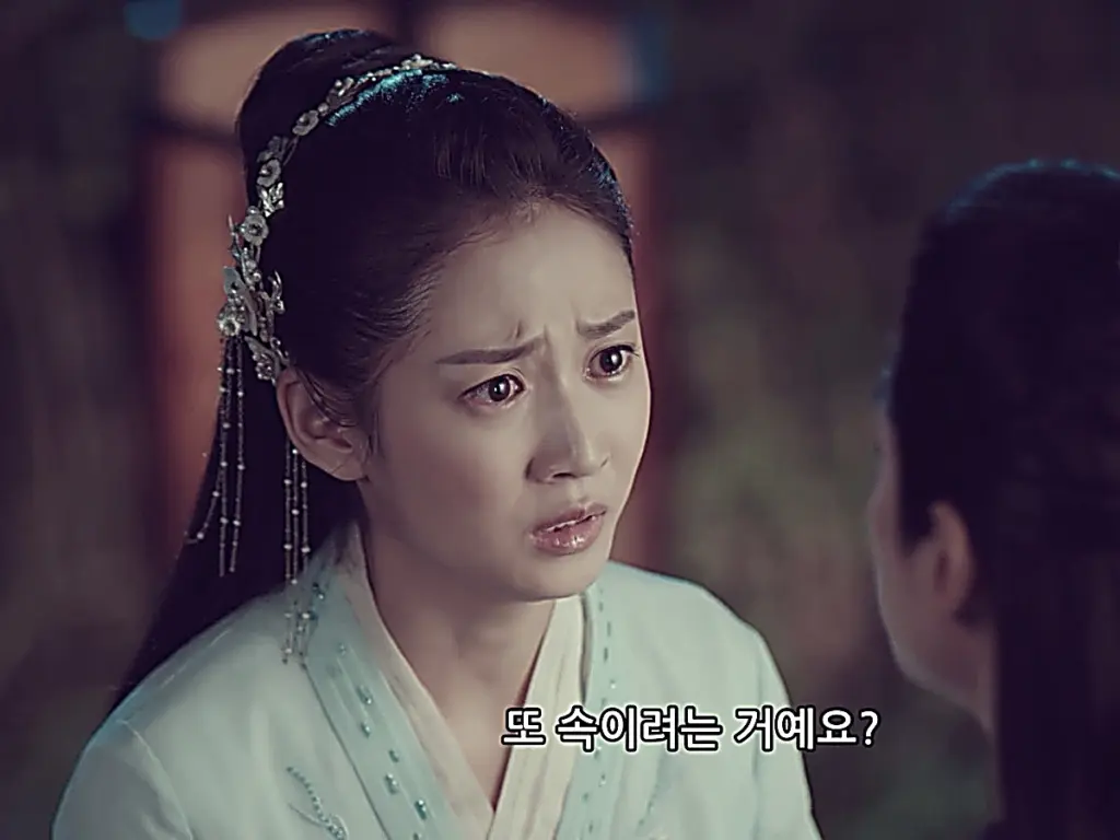 Chong Xuezhi pleading with Yu Chuzhi not to leave
