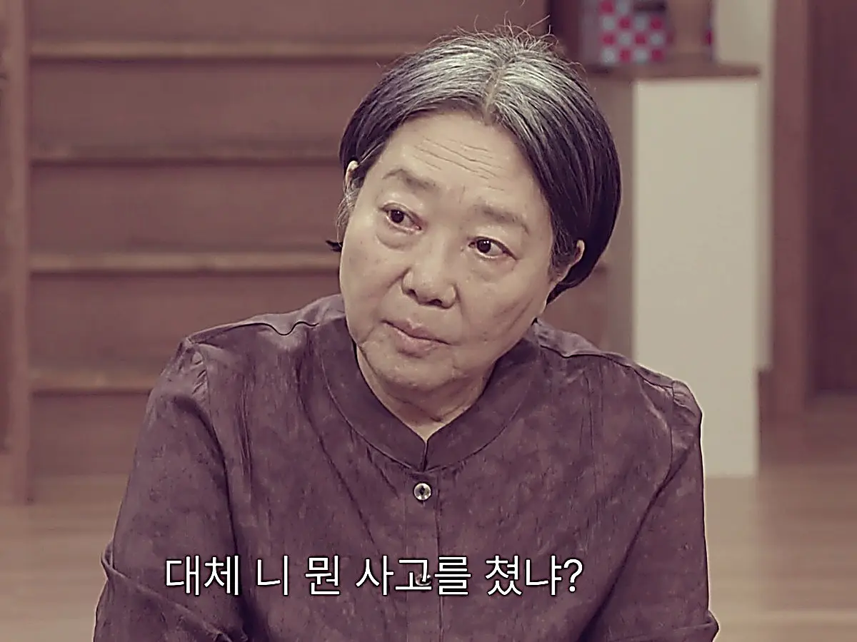 Choi Soon-deok pressing Kang Dae-chi about his trouble
