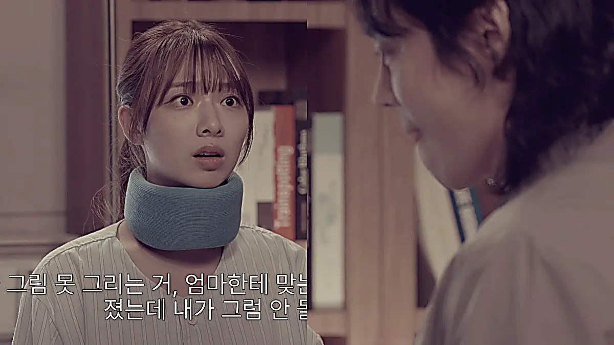 Do-hee arguing defiantly from her private patient room