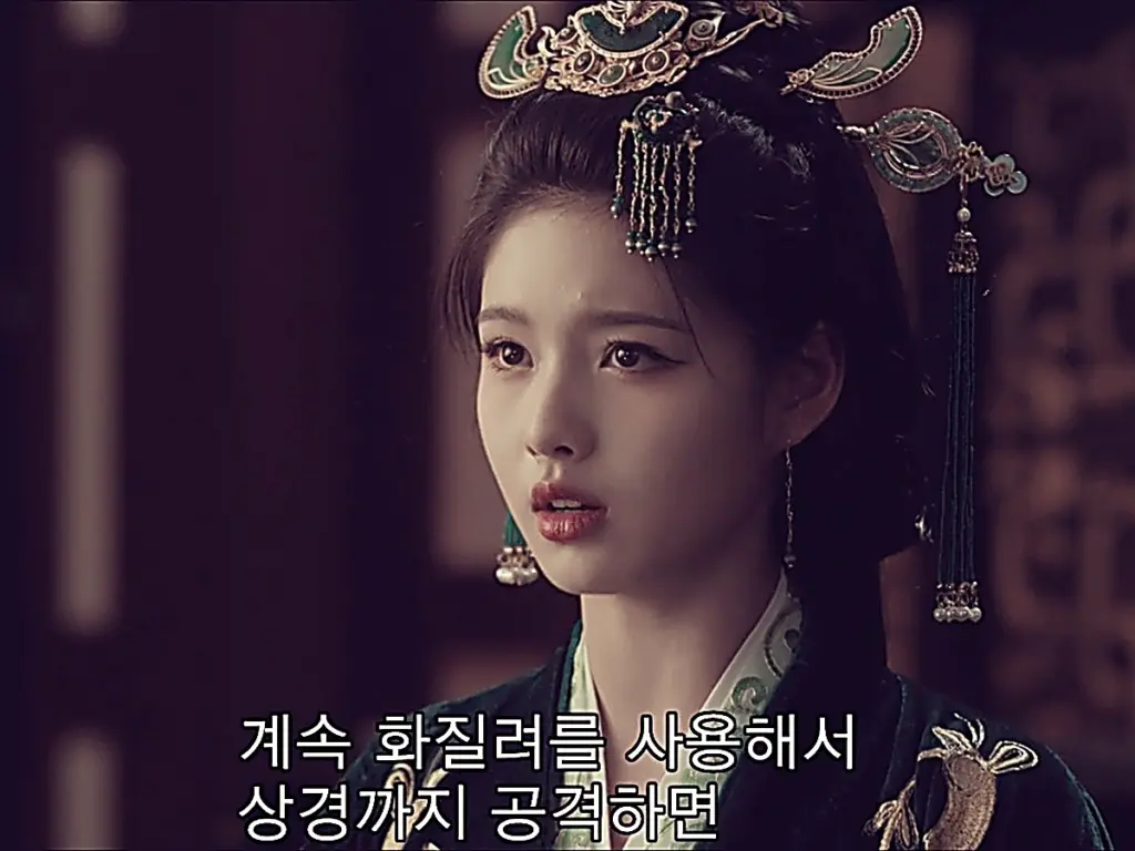Xie Jiayu warning Emperor Li Mu against using fire caltrops