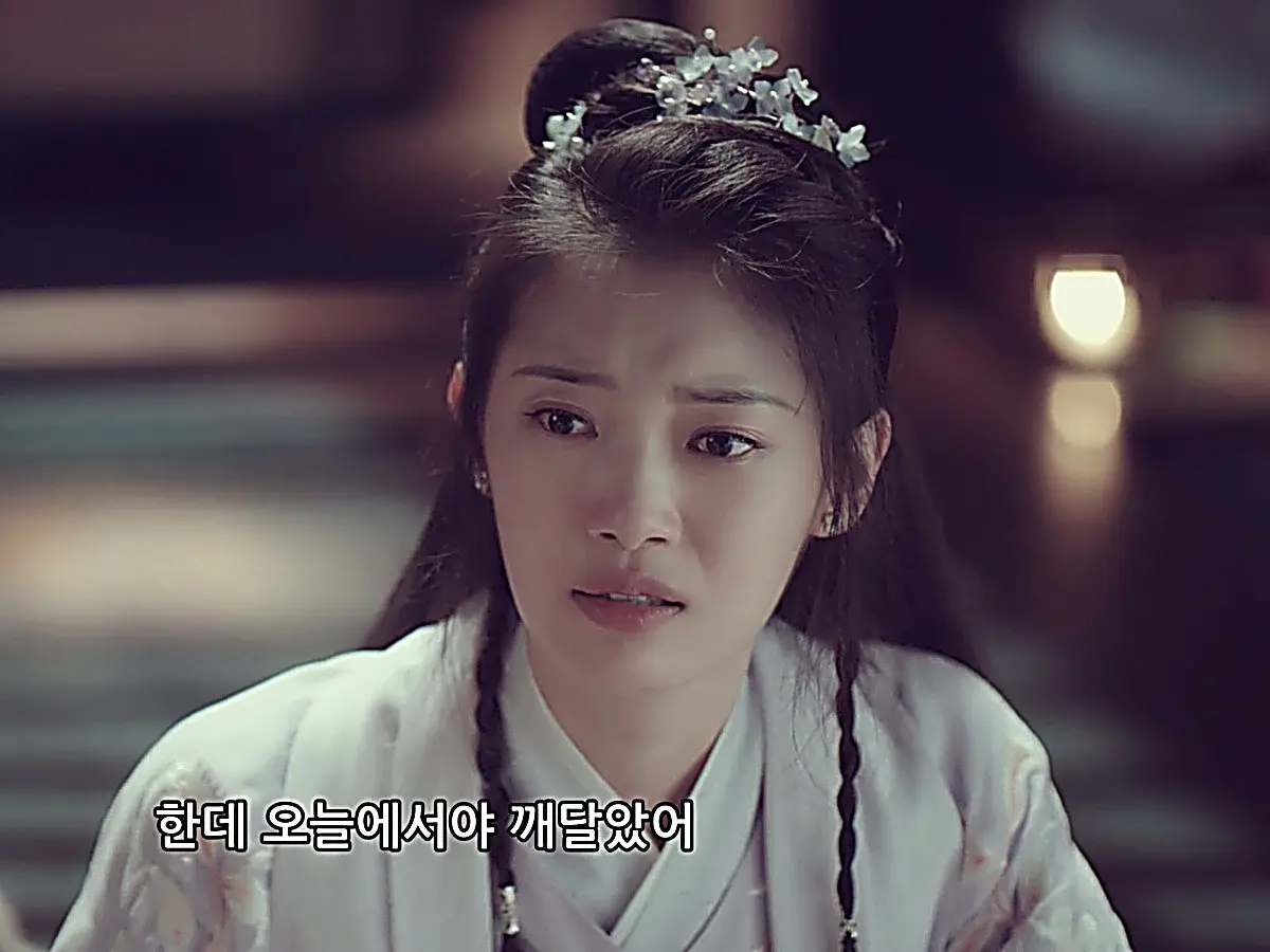Lin Fengzi acknowledging her past obsession as she converses with Xia Qingmei