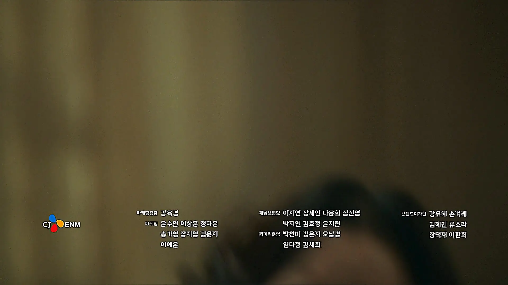 Kang Ji-hye reacting in shock and distress
